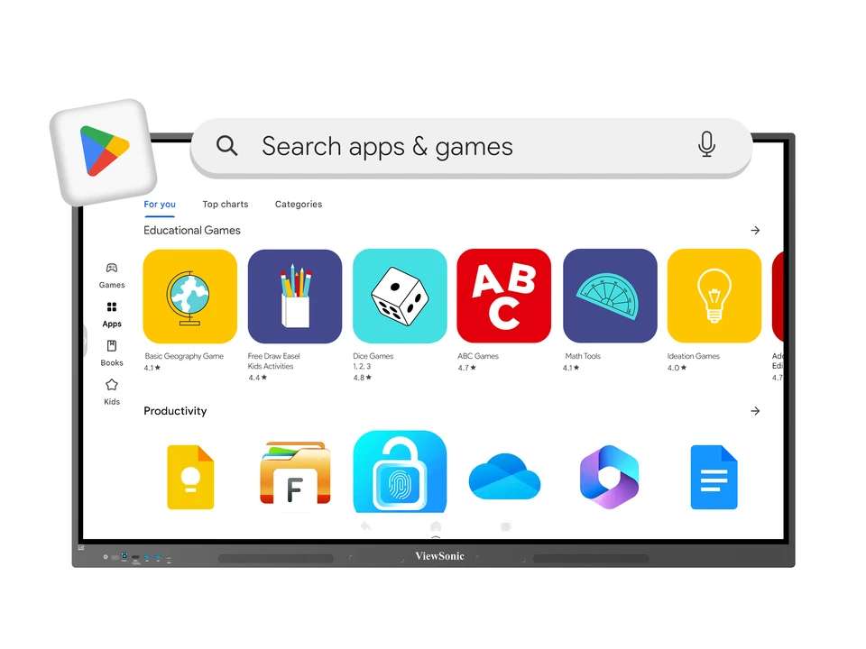 Màn Hình Tương Tác 86 inch IFP8634 ViewSonic - Màn Hình Cho Giáo Dục